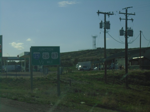 US-18/US-20 East Approaching I-25/US-26/US-87