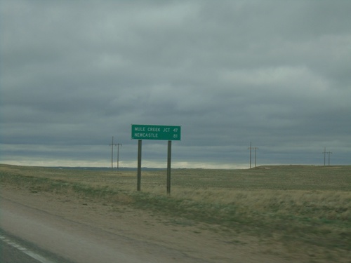 US-18 East/US-85 North - Distance Marker