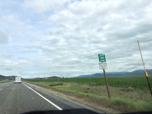 US-20 East - Entering Camas County