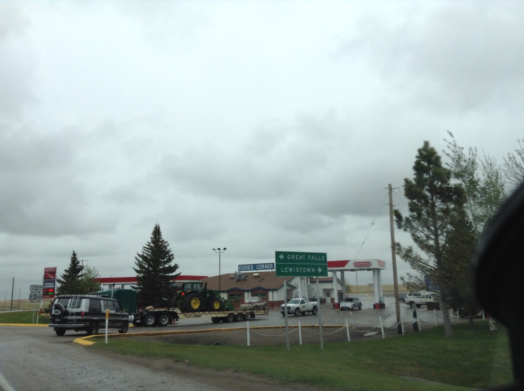 US-191 North/MT-3 West at US-87/MT-200