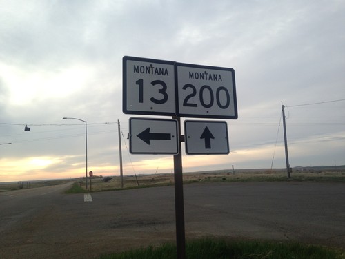 MT-200 East at MT-13