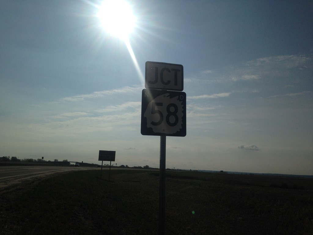 ND-1804 East at ND-58