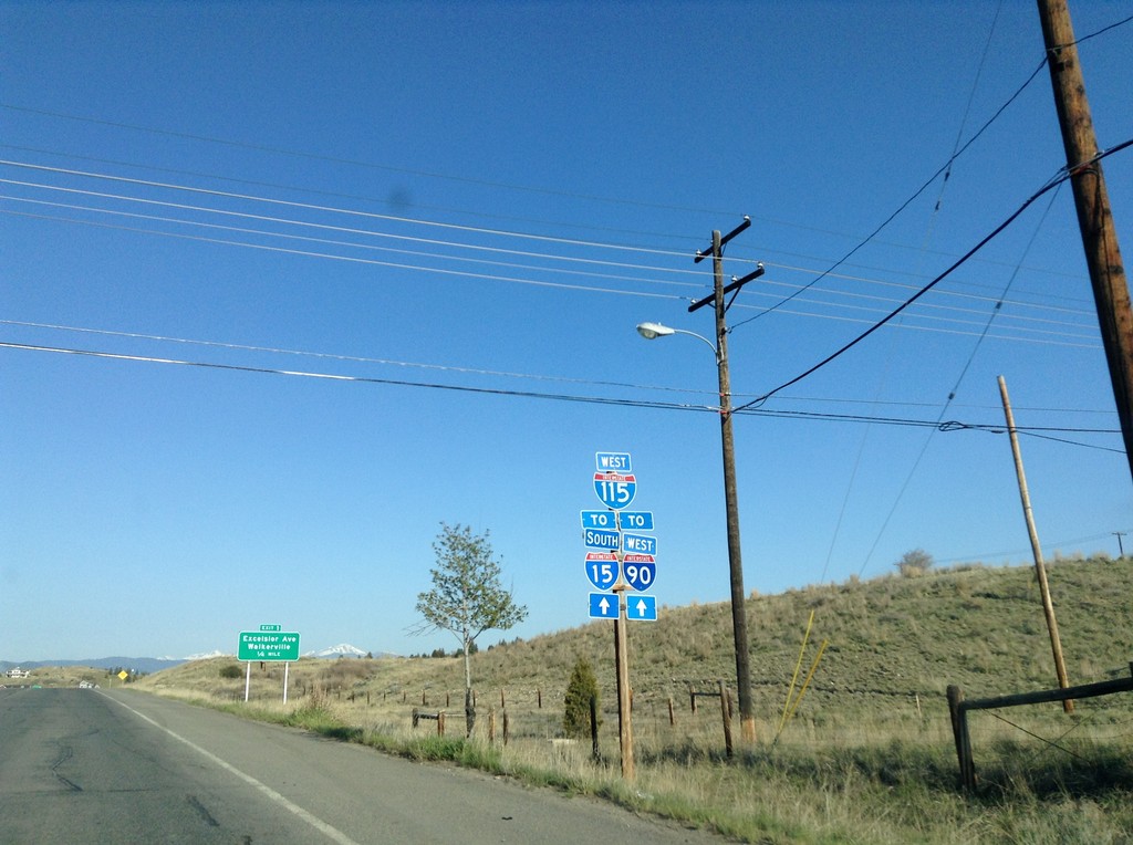 Begin I-115 West