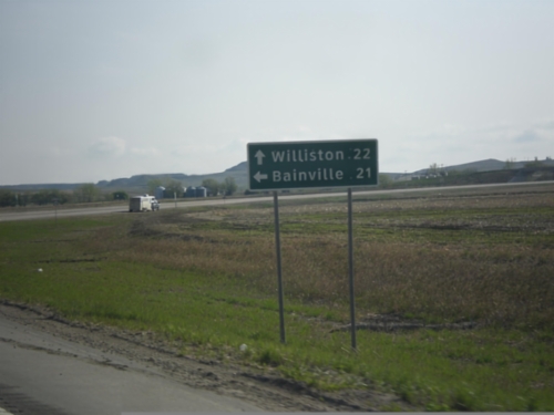 End ND-58 North at ND-1804