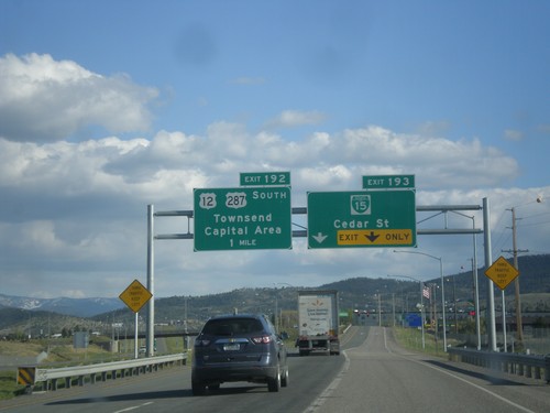 I-15 South - Exits 193 and 192