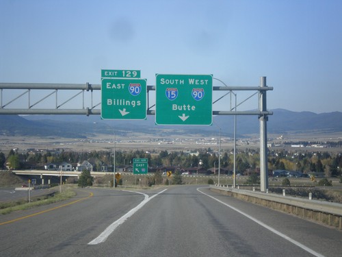 I-15 South at I-90