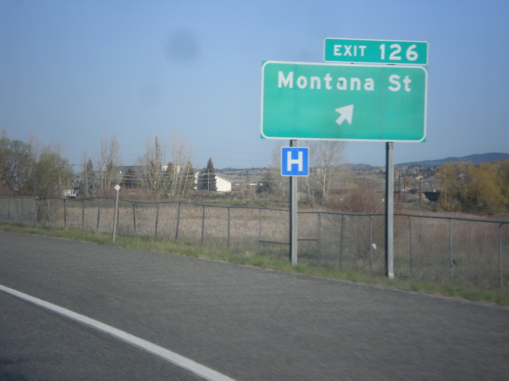 I-15 South/I-90 West - Exit 126