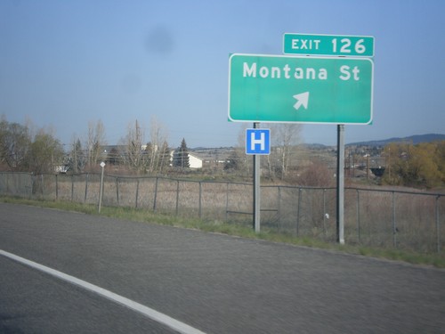 I-15 South/I-90 West - Exit 126