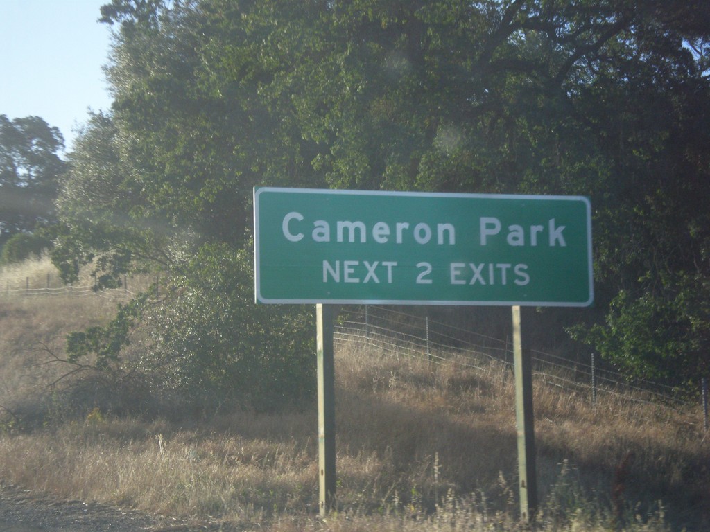 US-50 East - Cameron Park Exits