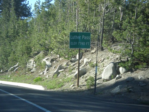 CA-89 South - Luther Pass