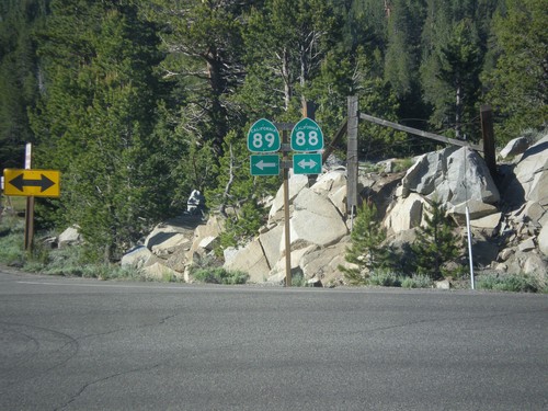 CA-89 South at CA-88