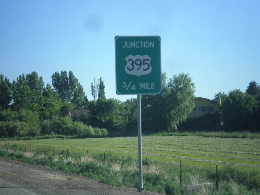 NV-88 North Approaching US-395