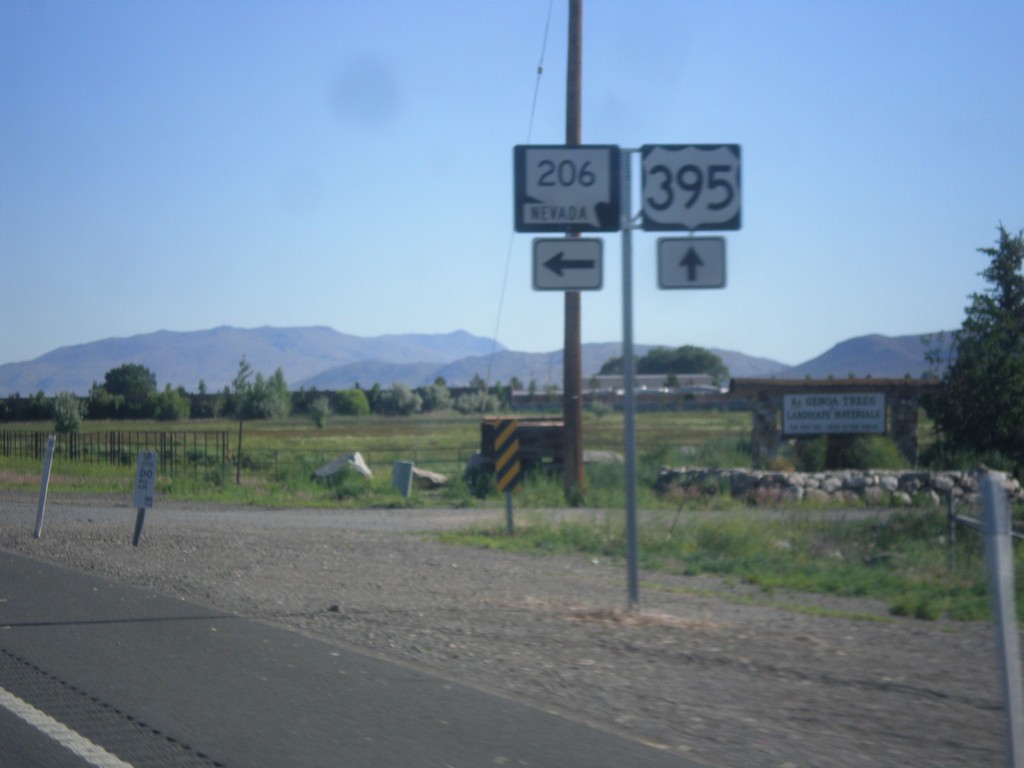 US-395 North at NV-206