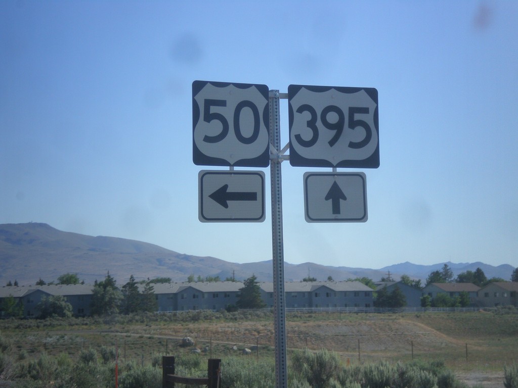 US-395 North at US-50