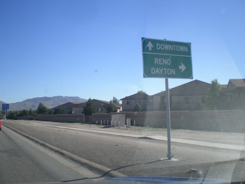 US-395 North/US-50 East Approaching Bus. US-395 and Fairview Ave.