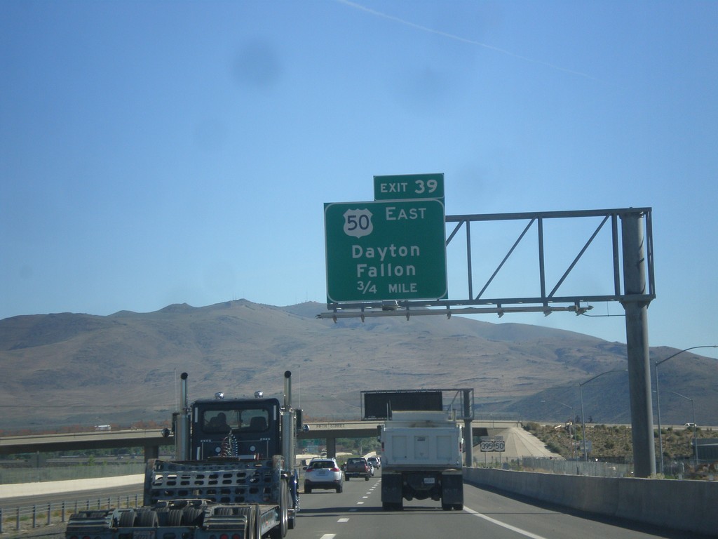 US-395 North/US-50 East - Exit 39