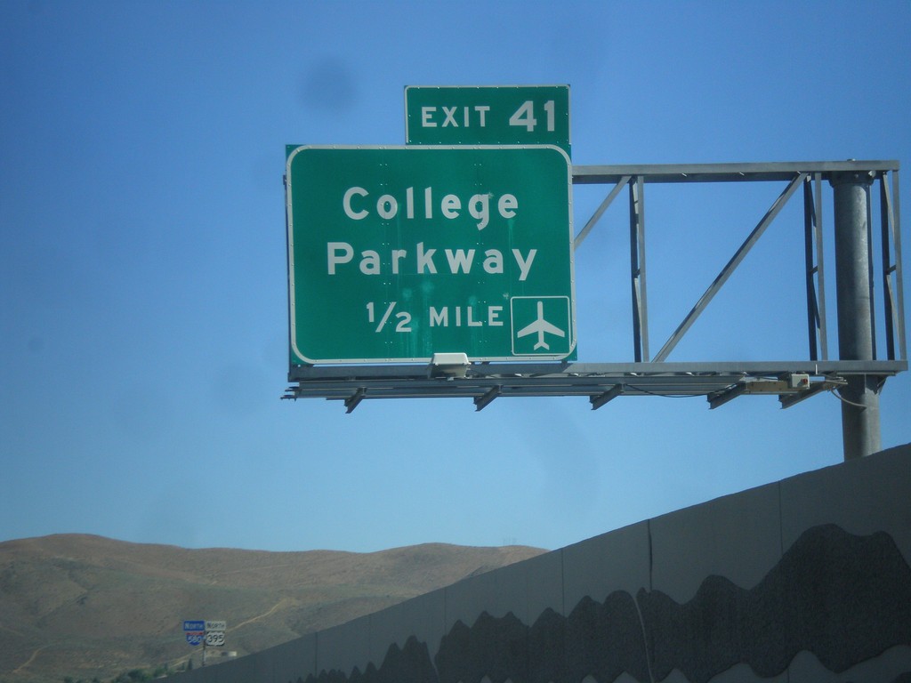 I-580/US-395 North - Exit 41