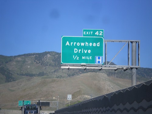 I-580/US-395 North - Exit 43