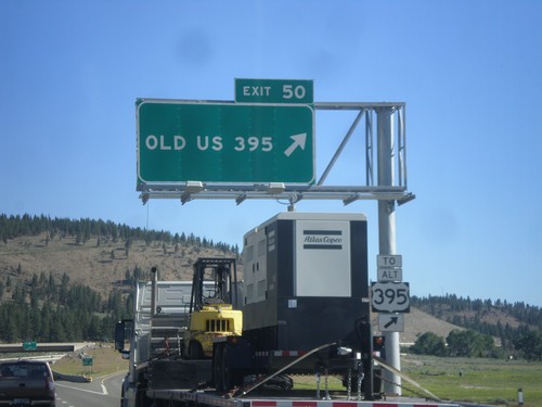 I-580/US-395 North - Exit 50