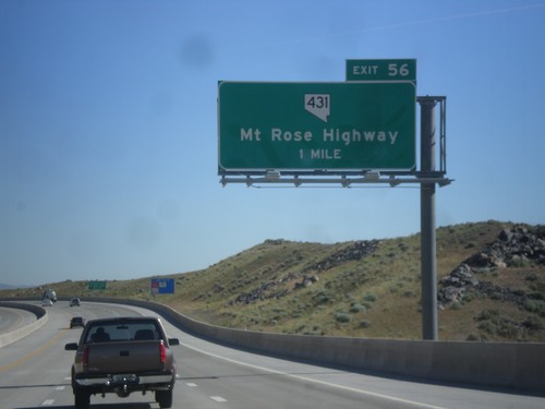 I-580/US-395 North - Exit 56