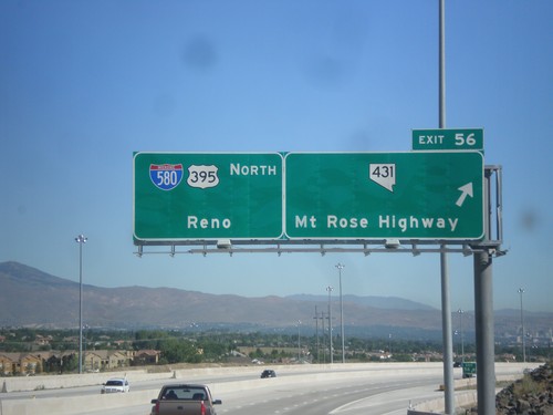 I-580/US-395 North - Exit 56