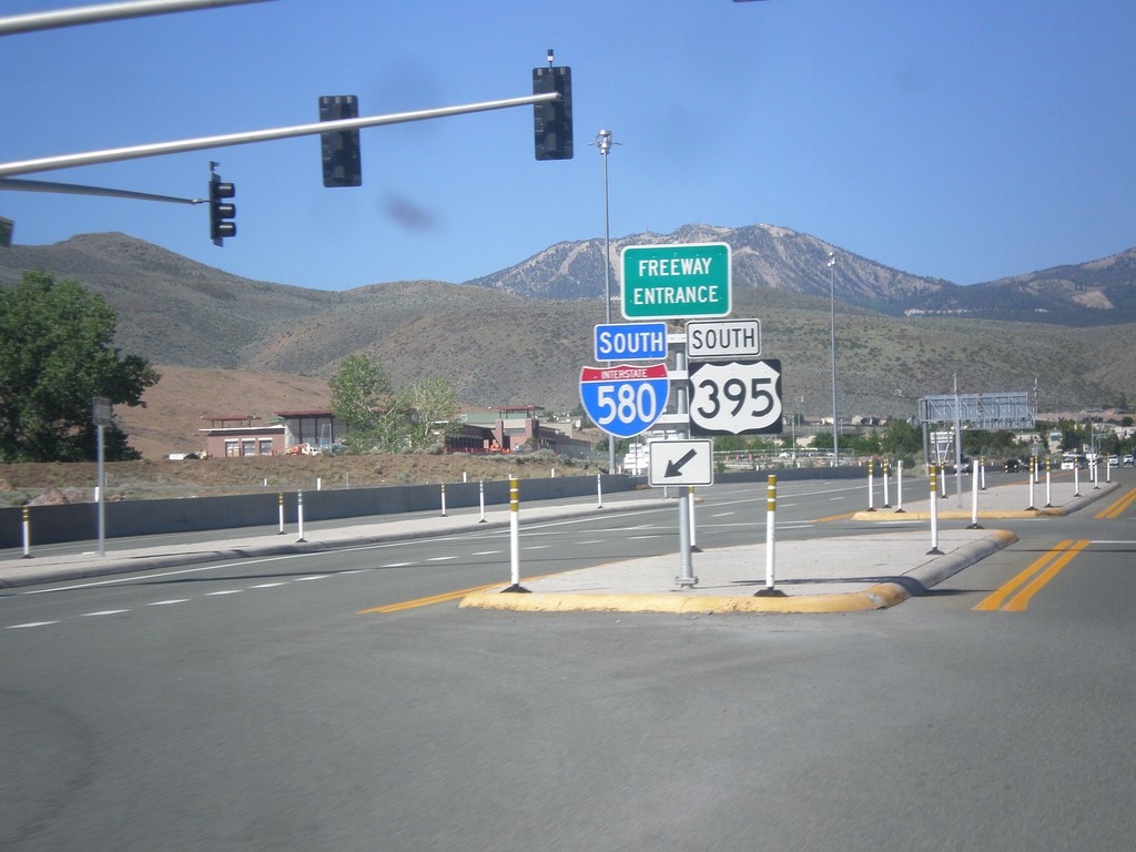 NV-431 East at I-580/US-395 South Freeway Entrance