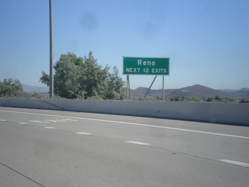 I-580/US-395 North - Reno Exits