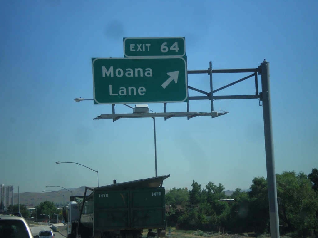 I-580/US-395 North - Exit 64