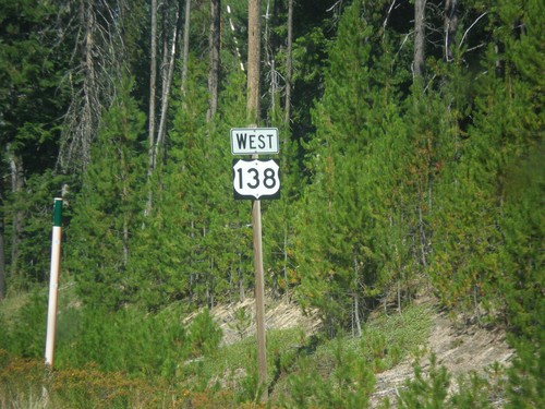 Incorrect OR-138 West Shield