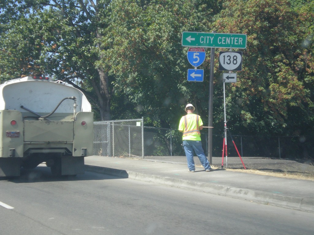 OR-138 West Approaching OR-99 In Roseburg