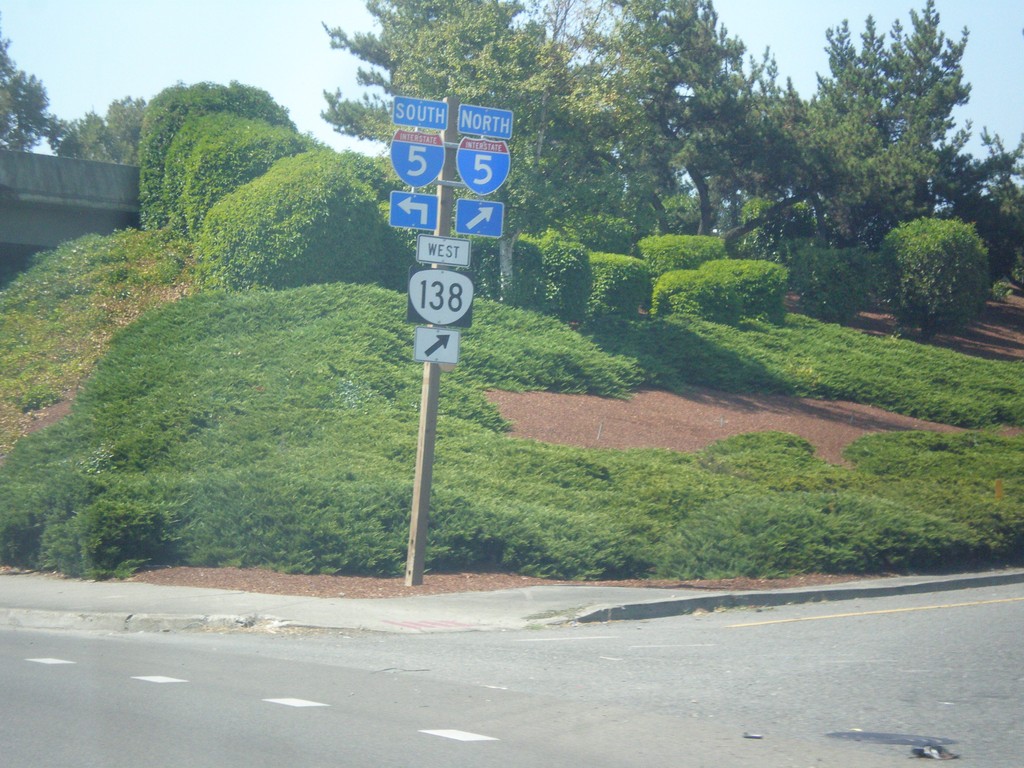 OR-138 West at I-5 Junction