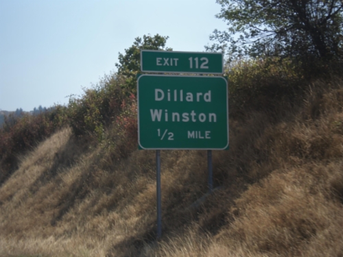 I-5 South - Exit 112