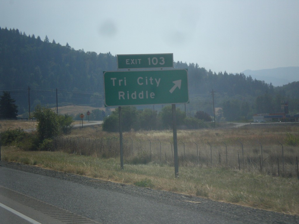 I-5 South - Exit 103