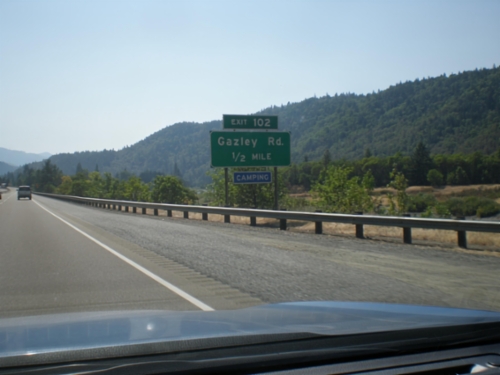 I-5 South - Exit 102