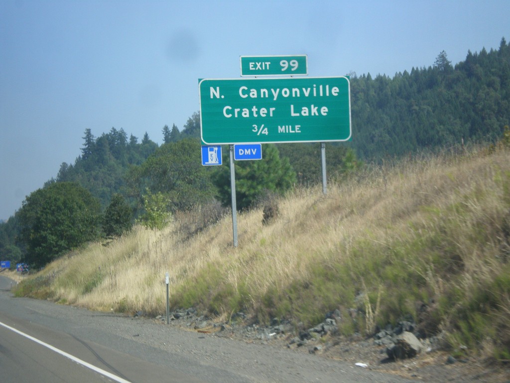 I-5 South - Exit 99