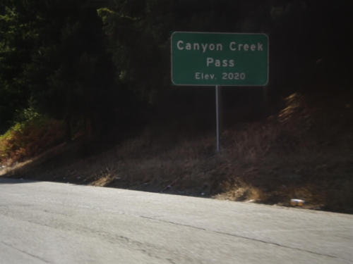 I-5 South - Canyon Creek Summit