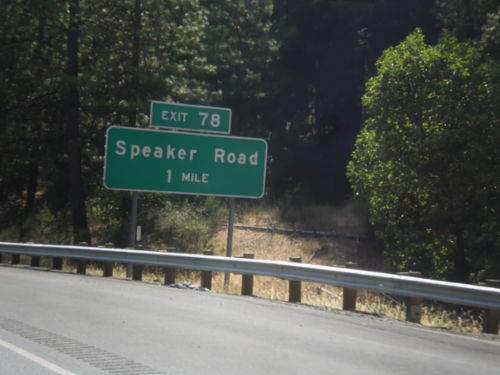 I-5 South - Exit 78