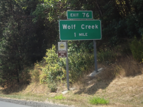 I-5 South - Exit 76