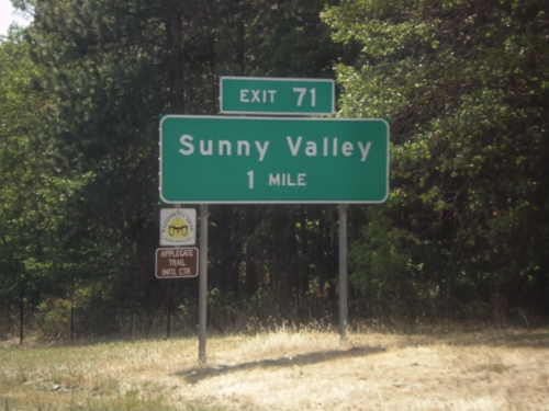 I-5 South - Exit 71
