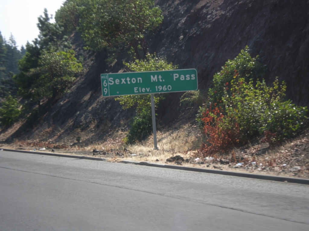 I-5 South - Sexton Mountain Summit