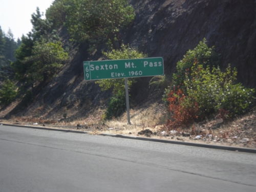 I-5 South - Sexton Mountain Summit