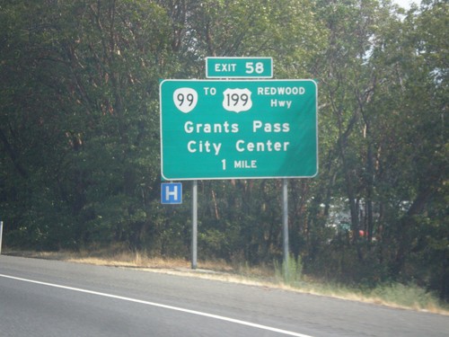 I-5 South - Exit 58