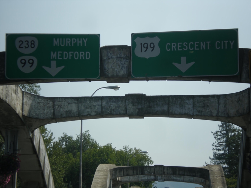 OR-99 South at US-199/OR-238