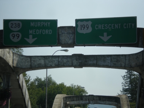 OR-99 South at US-199/OR-238
