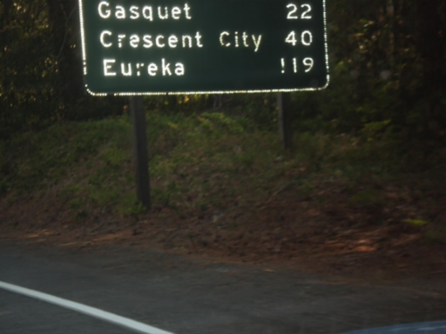 US-199 South - Distance Marker