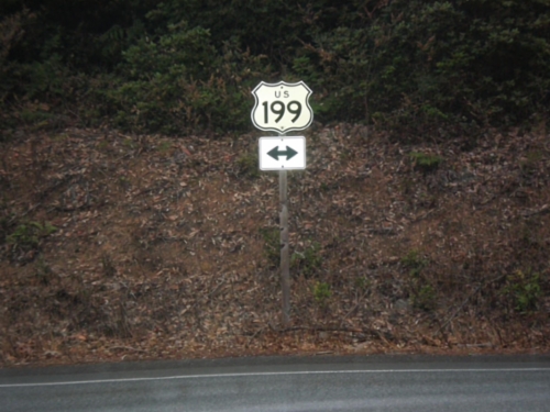 South Fork Road at US-199