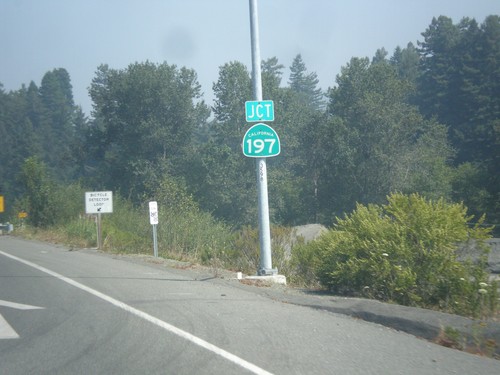 US-101 North Approaching CA-197