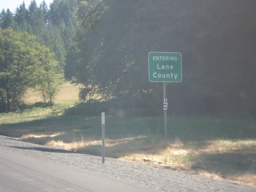 I-5 North - Lane County