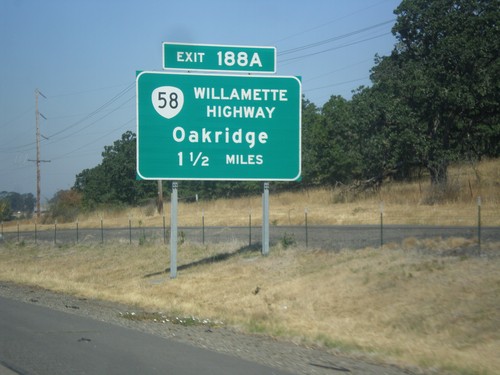 I-5 North - Exit 188A