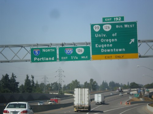 I-5 North - Exits 192 and 194AB